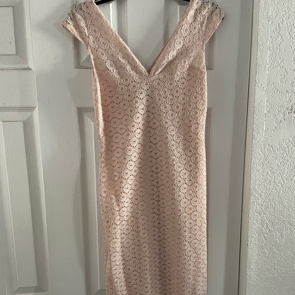 Blush pink Lacey dress